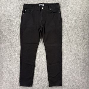 Ash & Erie Jeans Mens 32x29 Black Denim Straight Slim Pants Casual Stretch